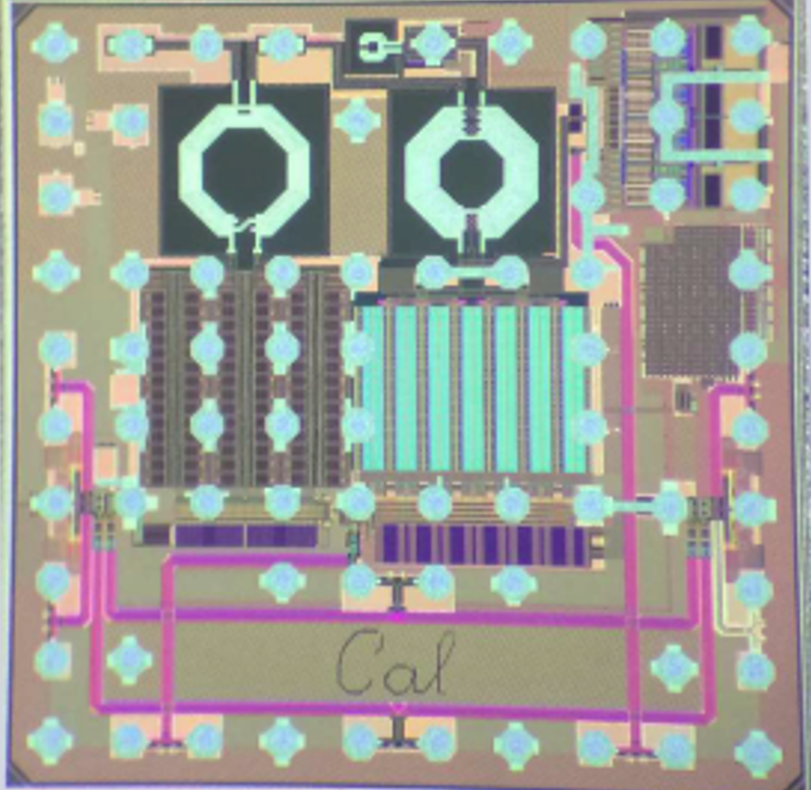 Die photo of an FD/FDD CMOS chip.