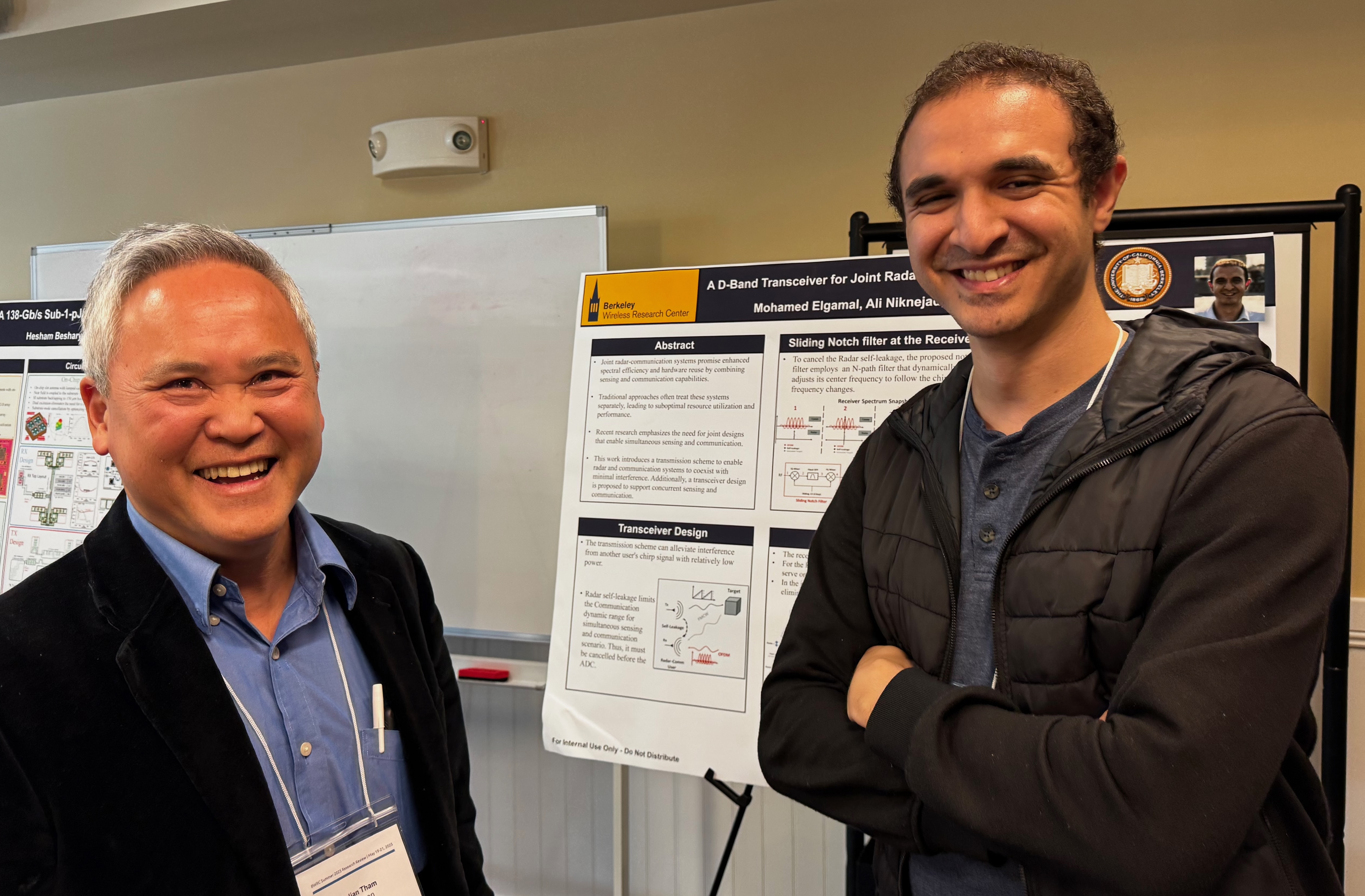 Mohamed El Gamal and Julian Tham (BWRC Retreat 2025)