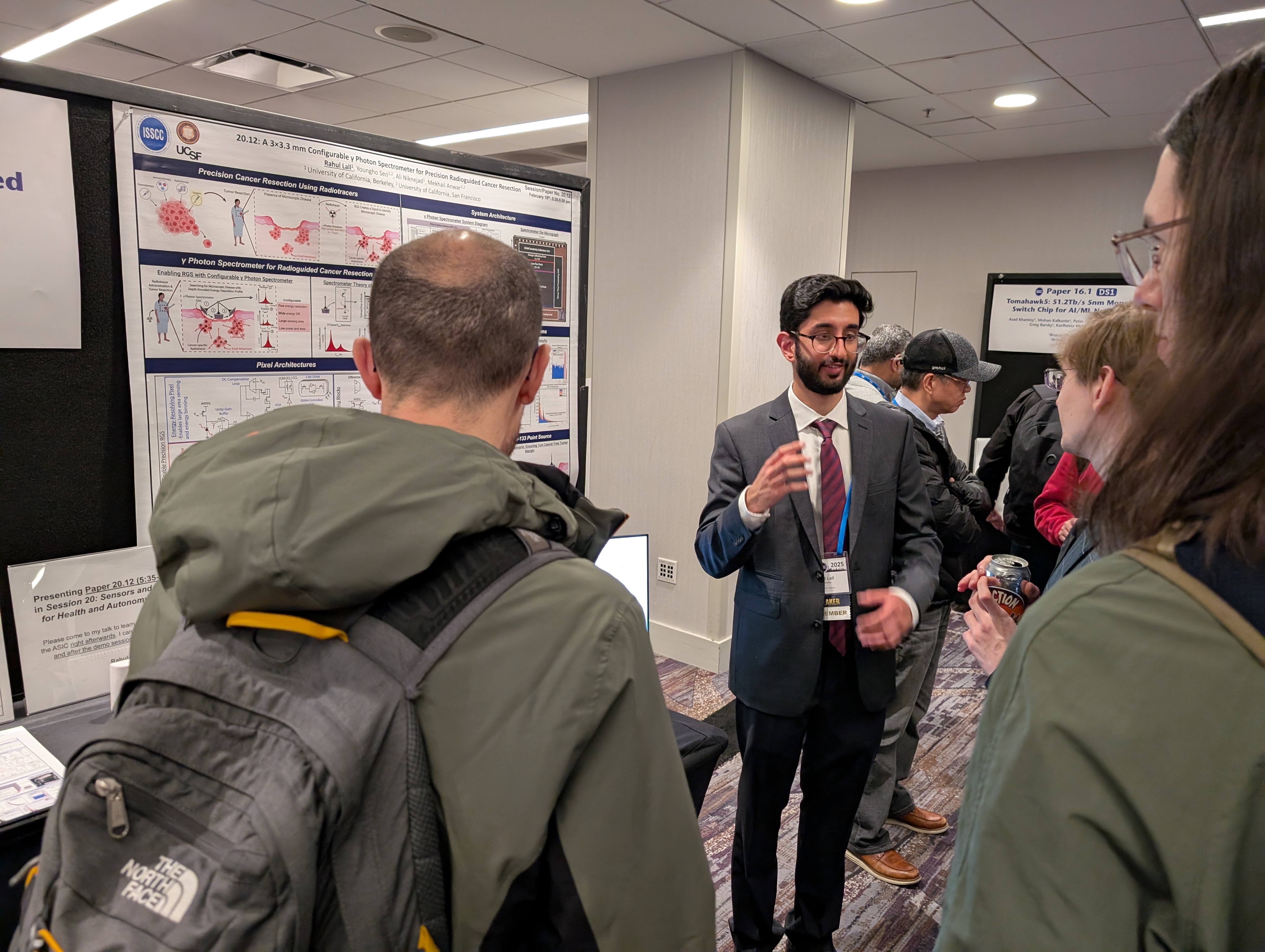 Rahul Lall at ISSCC 2025 Demo Session
