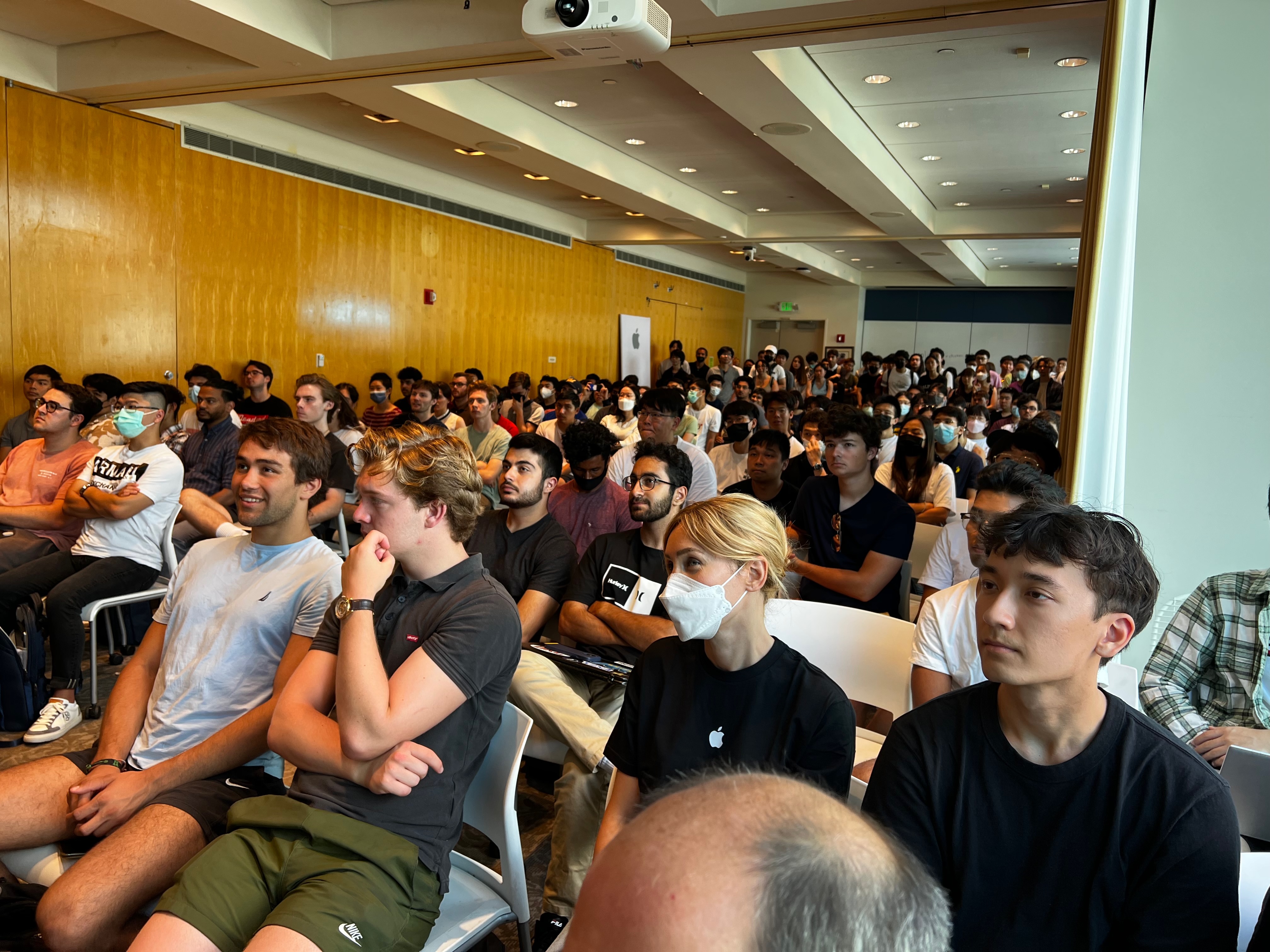 Students at Apple Event