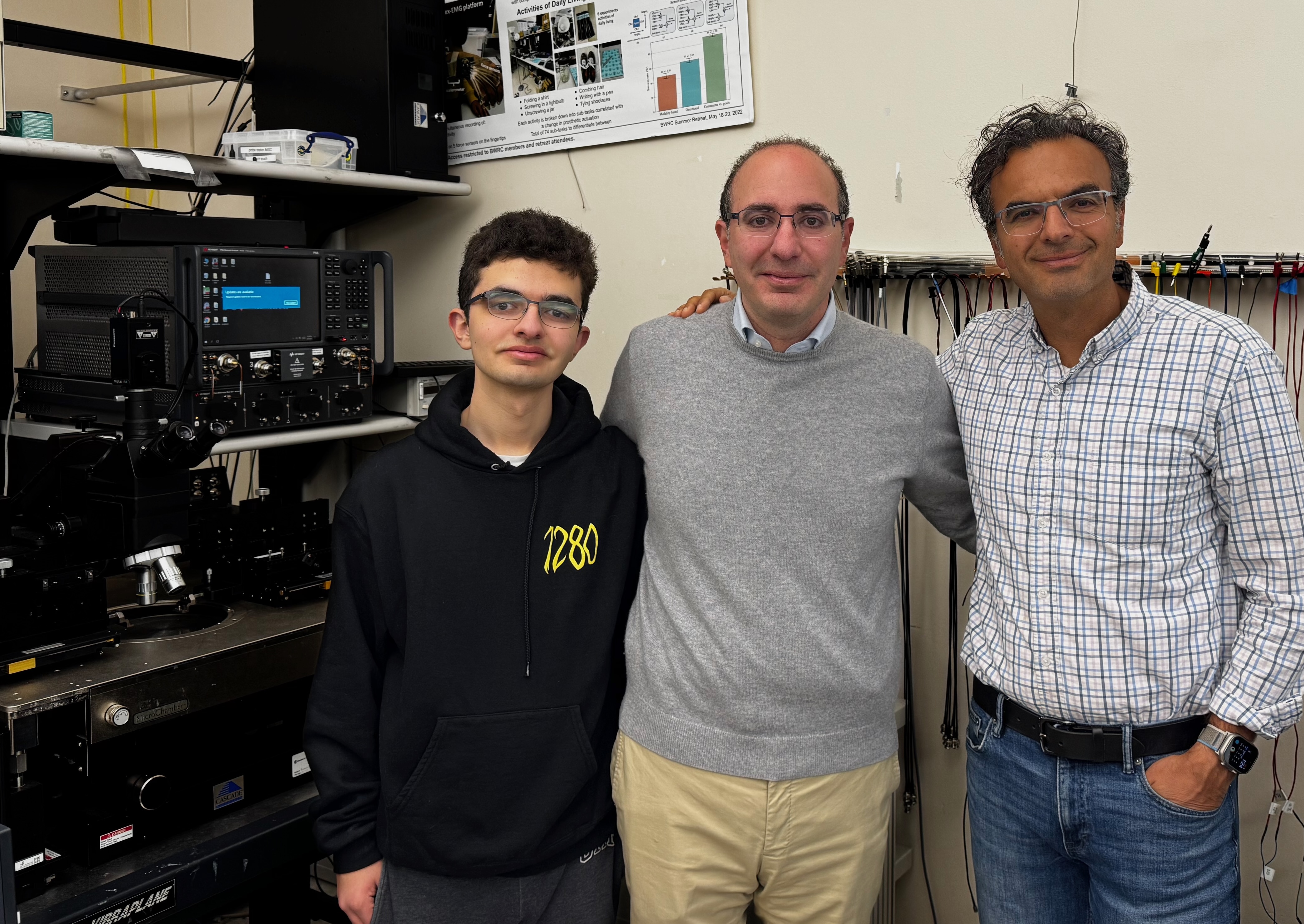 Dr. Mounir Bohsali and Ali Niknejad and the next generation !